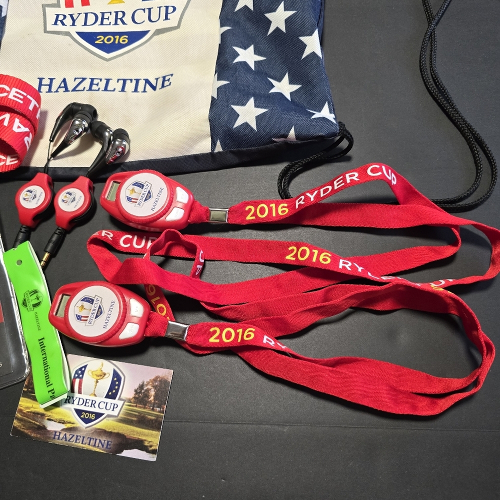 Ryder Cup Hazeltine 2016 Backpack Unisex One Size Drawstring USA - Picture 2 of 15